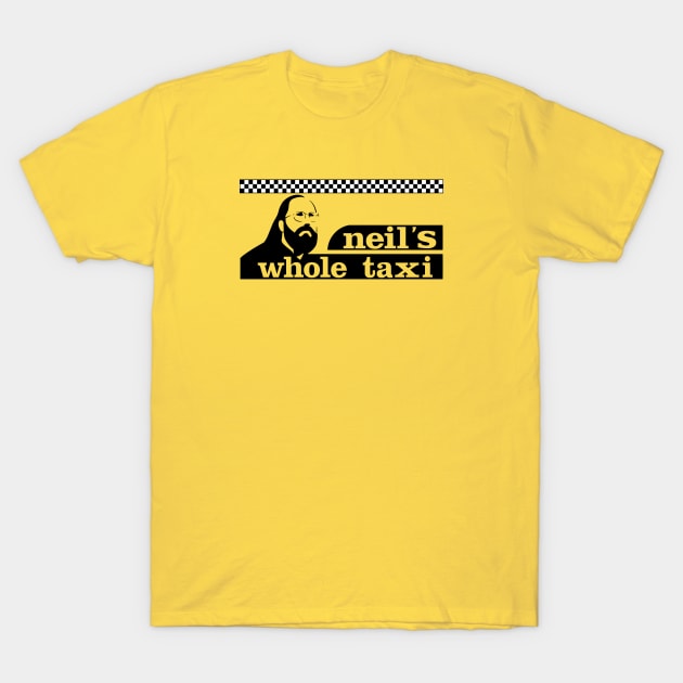 Neil's Whole Taxi T-Shirt by GreggSchigiel